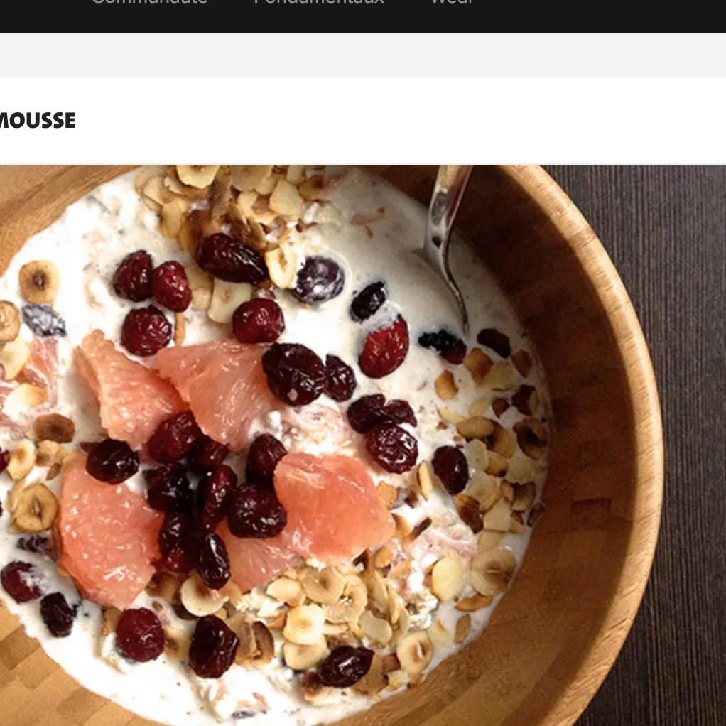 MUESLI AU PAMPLEMOUSSE